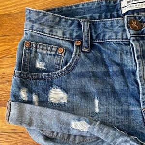 One Teaspoon Bandit Jean shorts